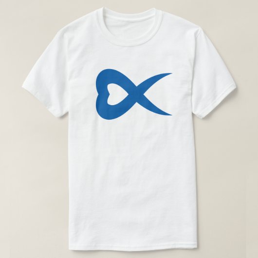 イニシャル ハート X モノグラム Tシャツ (デザイン正面)