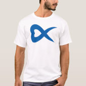 イニシャル ハート X モノグラム Tシャツ (正面)