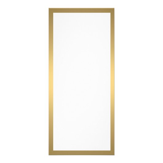 イニシャル/モノグラムの金ゴールド付きボックスのロフェイクゴ ラックカード (裏面)