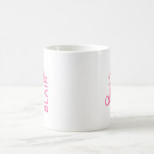 イニシャル モノグラム コーヒーマグカップ (中央)