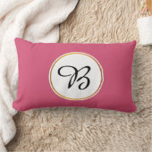 イニシャル ランバークッション (ブランケット)