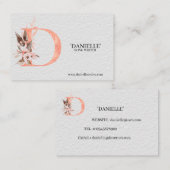 イニシャル – 両面名刺 名刺 (正面/裏面)