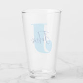 イニシャル+名パーソナライズされた前 – 簡単カスタマイズ先- タンブラーグラス (裏面)