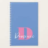 イニシャル+名パーソナライズされた前 – 簡単カスタマイズ先- プランナー手帳 (正面)