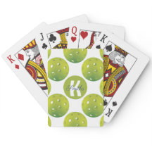 イニシャル/名前ライムグリーン漬け玉模様