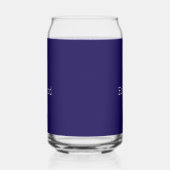 イニシャル 名前 | ダークネイビーブルー ドリンク缶 グラス (左)