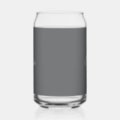 イニシャル 名前 | チャコール グレー ドリンク ガラス缶 (左)