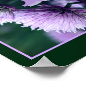 イニシャル 名前 モノグラム Allium オーダーメイド ポスター (角)