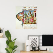 イニシャル「A」の歴史像 ポスター (ホームオフィス)