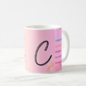 イニシャル「C」マグカップ(11oz) コーヒーマグカップ (正面右)