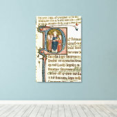 イニシャル「D」が神父を描いたという歴史的事実 キャンバスプリント (インサイチュ (ウッドフロア))