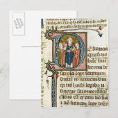 イニシャル「D」が神父を描いたという歴史的事実 ポストカード (正面/裏面)