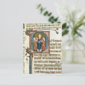 イニシャル「D」が神父を描いたという歴史的事実 ポストカード (スタンド正面)