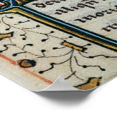 イニシャル「D」で紋章を描く ポスター (角)