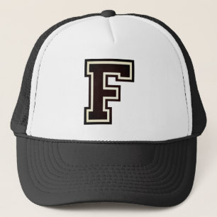 イニシャル「F」モノグラム キャップ