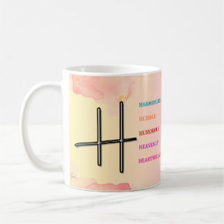 イニシャル「H」マグカップ(11oz) コーヒーマグカップ