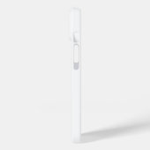 イニシャル「I」ブルーモノグラム カームフラワー Case-Mate iPhoneケース (裏面 / 左)