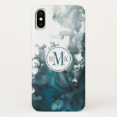 イニシャル | Indigo Tempest Case-Mate iPhoneケース (裏面)