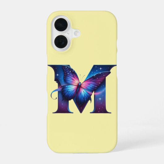 イニシャル iPhone 16ケース (裏面)