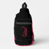イニシャル J スリングバッグ (正面)