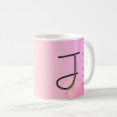 イニシャル「J」マグカップ(11oz) コーヒーマグカップ (正面右)