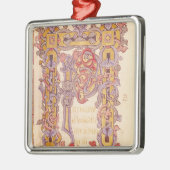 イニシャル「P メタルオーナメント (左)