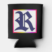 イニシャル R モノグラム 缶クーラー (正面)