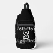 イニシャル S スリングバッグ (正面)