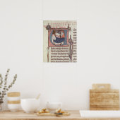 イニシャル「U」と「I」 ポスター (キッチン)