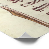 イニシャル「U」と「I」 ポスター (角)