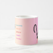 イニシャル「V」マグカップ(11oz) コーヒーマグカップ (中央)