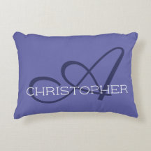 イニシャルA名前をカスタムするブルーペリウィンクル