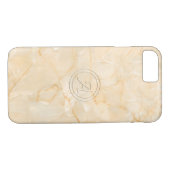 イニシャルA大理石プリント効果 Case-Mate iPhoneケース (裏面(横))