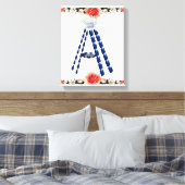 イニシャルA キャンバスプリント (インサイチュ (寝室))