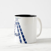 イニシャルA ツートーンマグカップ (正面右)