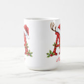イニシャルA メリークリスマス コーヒーマグカップ (中央)