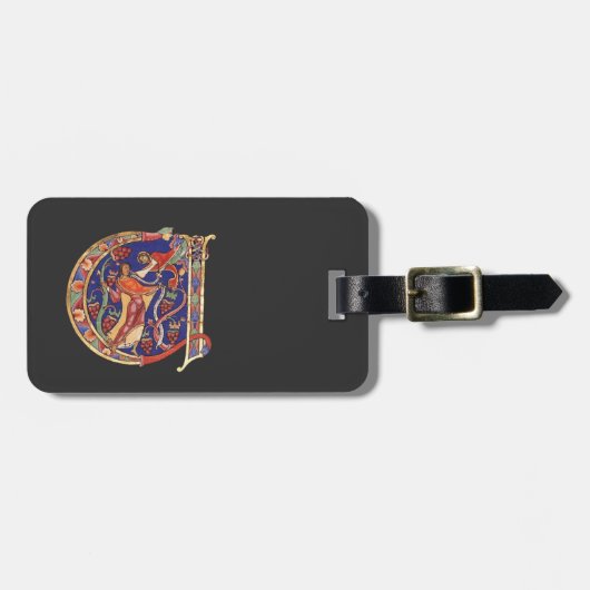 イニシャルA ラゲッジタグ (正面横)