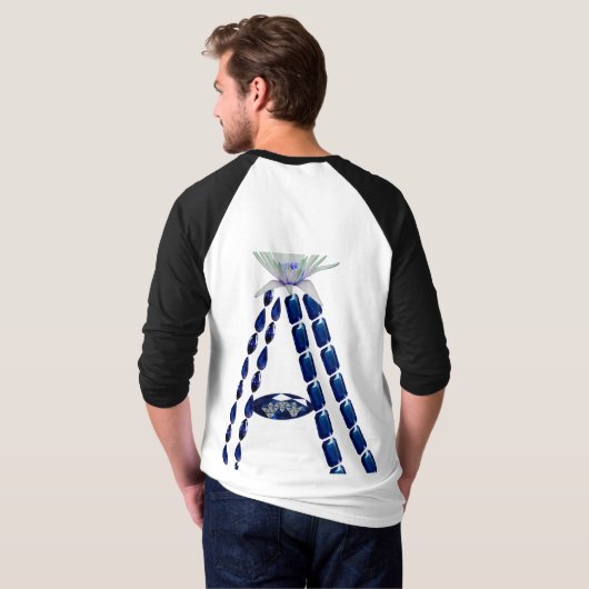 イニシャルA Tシャツ (裏面フル)