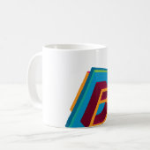 イニシャルB コーヒーマグカップ (正面左)