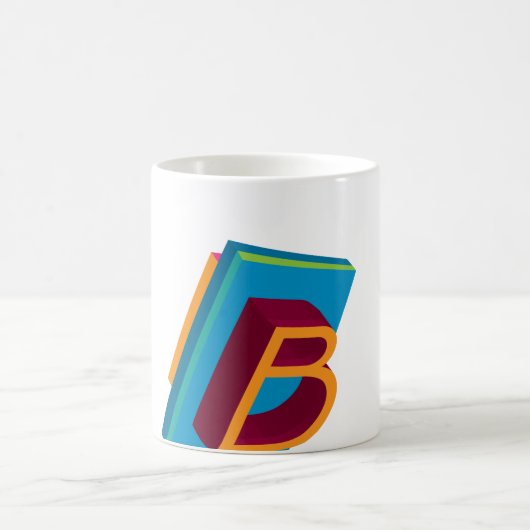 イニシャルB コーヒーマグカップ (中央)