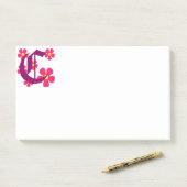 イニシャルCモノグラムノート ポストイット (デスク)