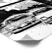 イニシャルDレーシングマンガウォールデザインバージョン2 ポスター (角)