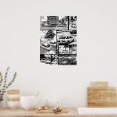 イニシャルDレーシングマンガウォールデザインバージョン2 ポスター (キッチン)