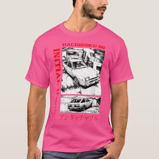 イニシャルD八六86 Tシャツ (正面)