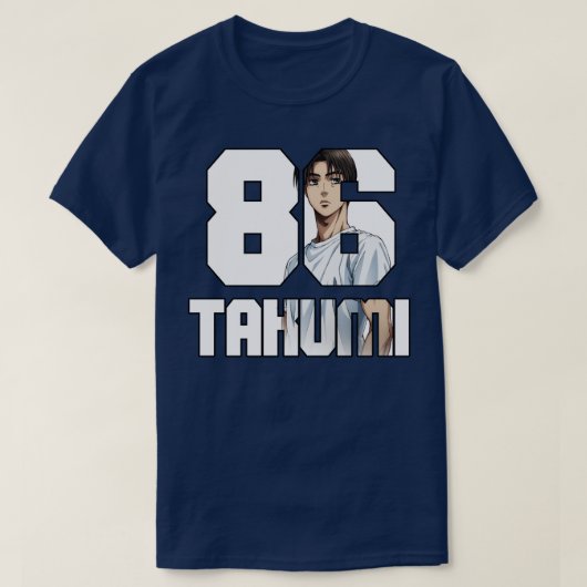 イニシャルD藤原拓海AE86 2 Tシャツ (デザイン正面)