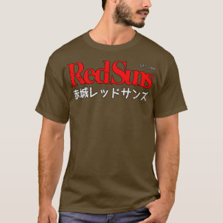 イニシャルD赤城RedSunsロゴ Tシャツ
