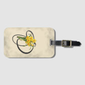 イニシャルD、ヴィンテージダッフォジルラゲッジタグ ラゲッジタグ (正面横)