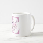 イニシャルE コーヒーマグカップ (正面右)