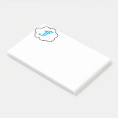 イニシャルFモノグラムノート ポストイット (アングル)