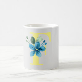 イニシャル'F' コーヒーマグカップ